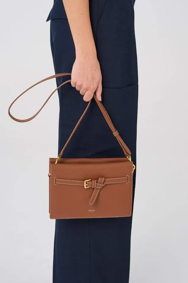 Oroton Crossbody Women Margot Crossbody Whiskey