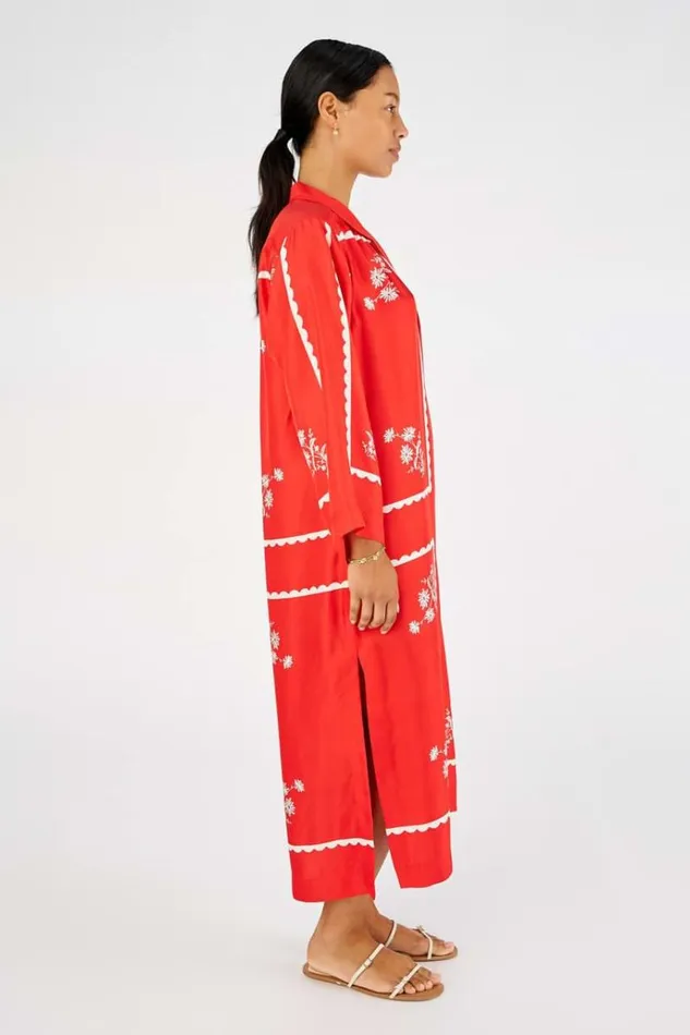 Oroton Dresses Women Daisy Print Dress Poppy