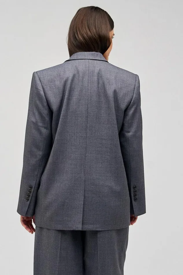 Oroton Jackets and Outerwear Women Man Style Blazer Dark Ash