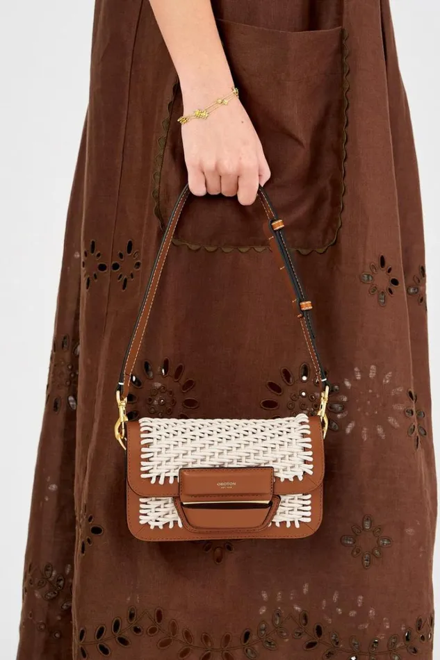 Oroton Mini Bags Women Dahlia Collectable Mini Day Bag Amber