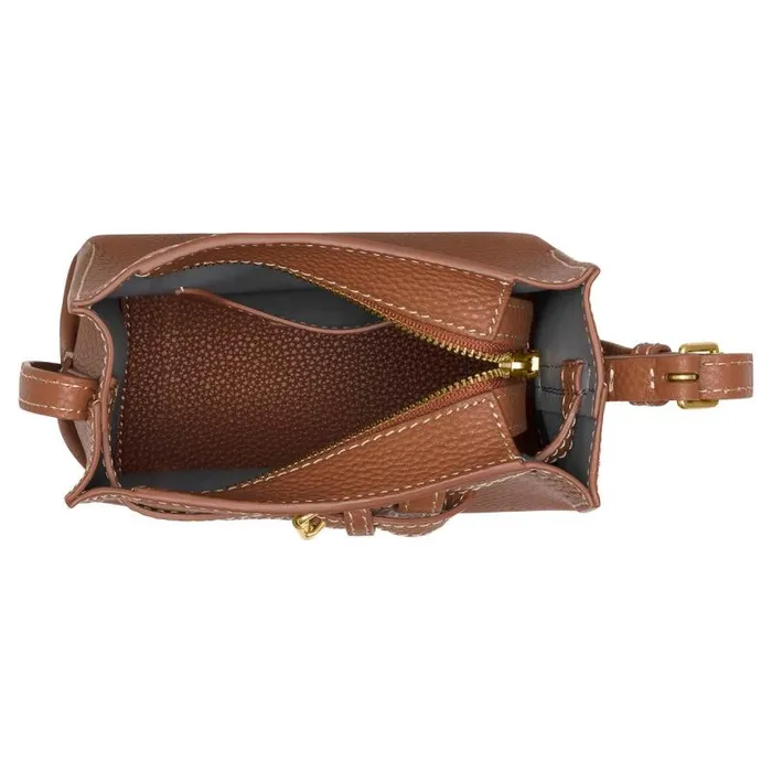 Oroton Mini Bags Women Margot Tiny Bucket Bag Whiskey