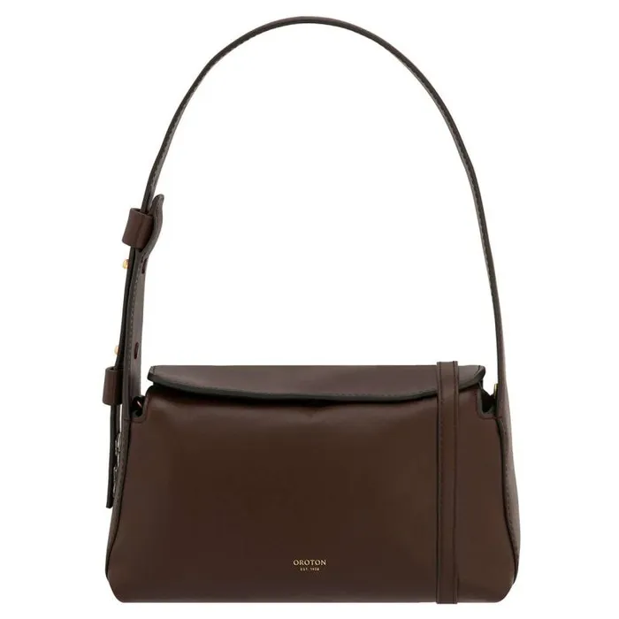 Oroton Shoulder Women Caroline Small Day Bag Bear Brown