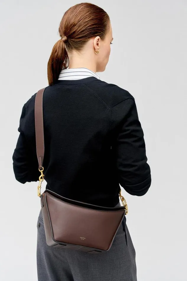 Oroton Shoulder Women Fable Day Bag Mahogany