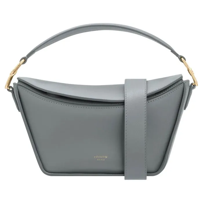 Oroton Shoulder Women Fable Small Day Bag Grey Flannel