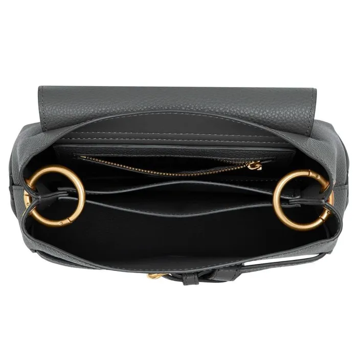 Oroton Shoulder Women Margot Small Top Handle Dark Slate