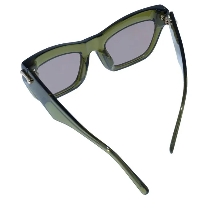 Oroton Sunglasses Accessories Sebes Sunglasses Dark Olive