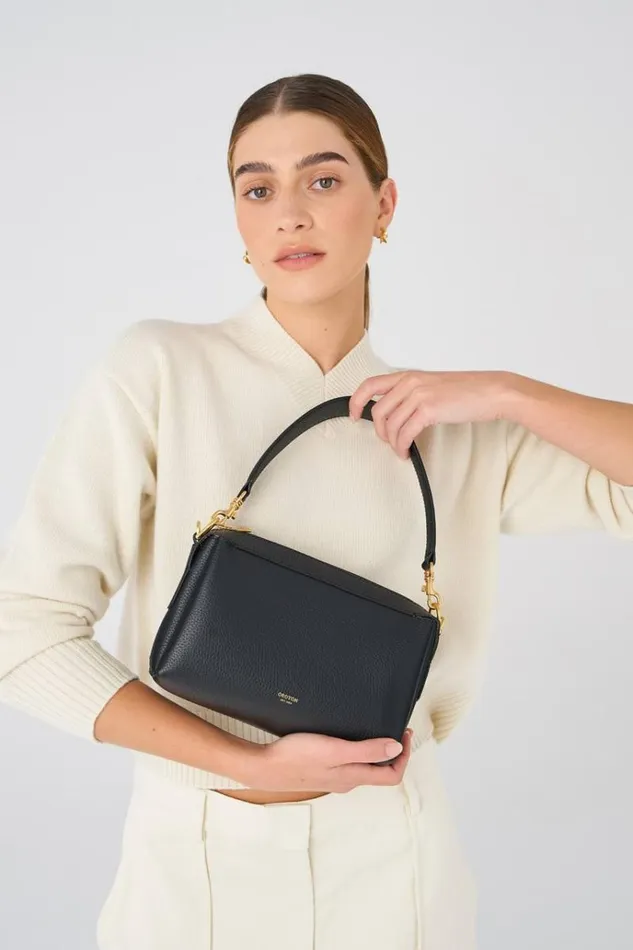 Oroton Work Women Alice Crossbody Black