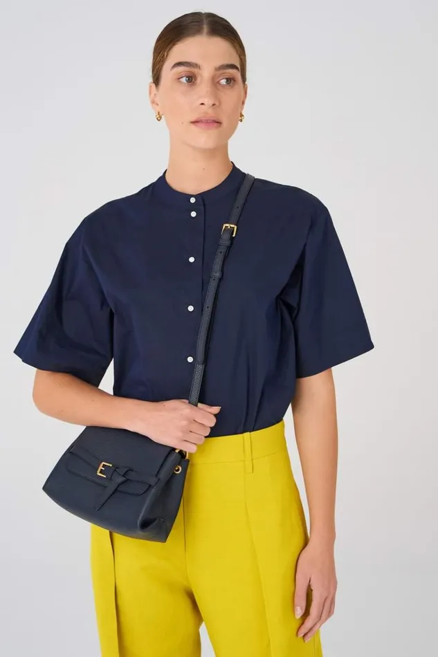 Oroton Work Women Margot Small Top Handle North Sea