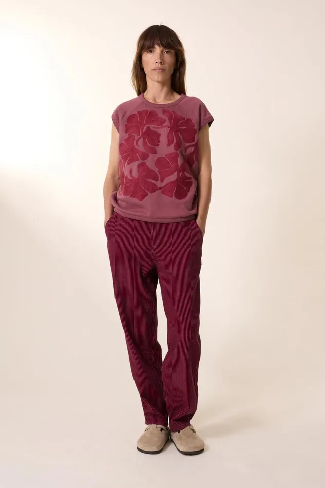 Pants and Jeans Women Leon and Harper Armina Pl3 Pants Red