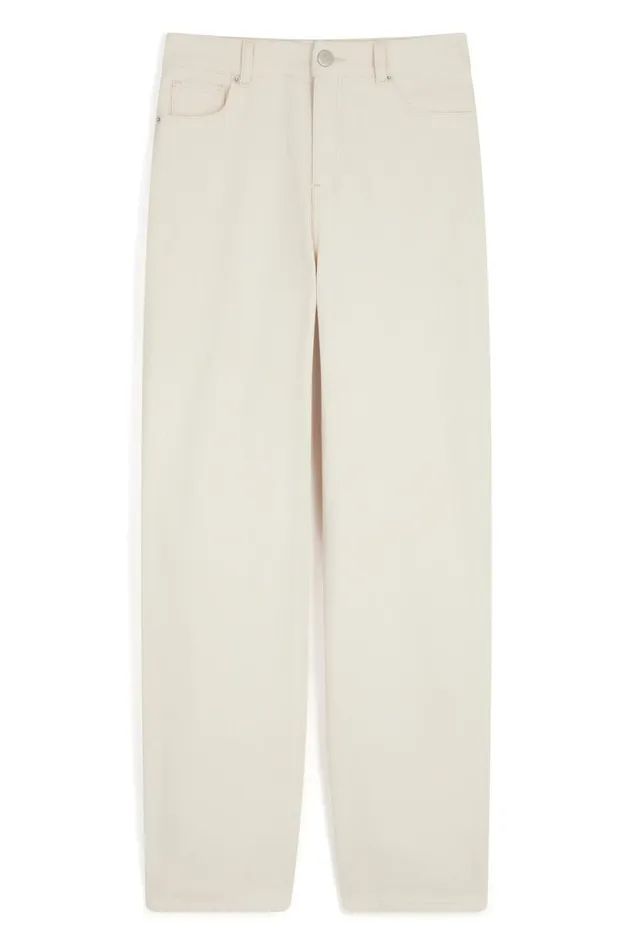 Pants and Jeans Women Leon and Harper Francois Pln1 Jeans Off White