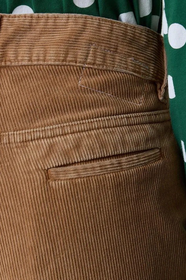 Pants and Jeans Women Leon and Harper Pipou Plain Trousers Brown
