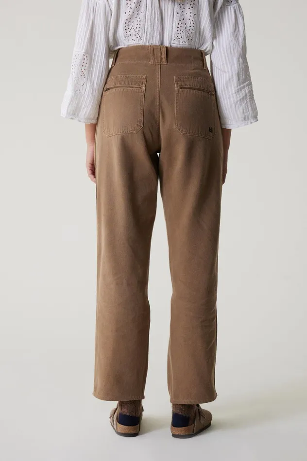 Pants and Jeans Women Leon and Harper Pistil Pln1 Trousers Beige