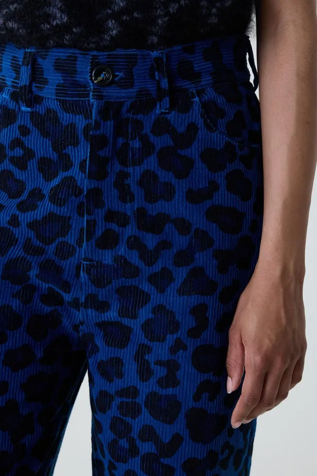 Pants and Jeans Women Leon and Harper Puglia Wilde Trousers Blue
