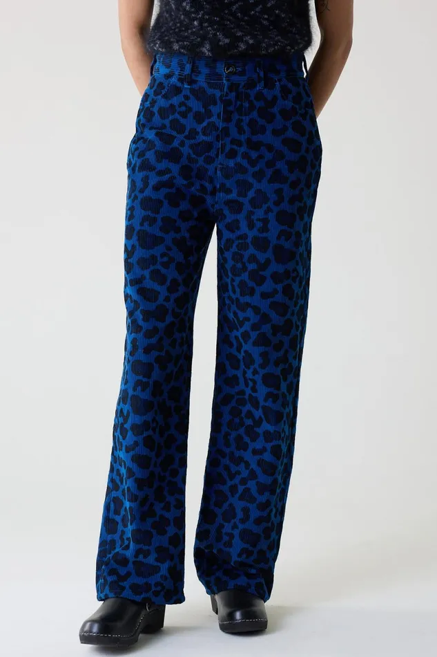 Pants and Jeans Women Leon and Harper Puglia Wilde Trousers Blue