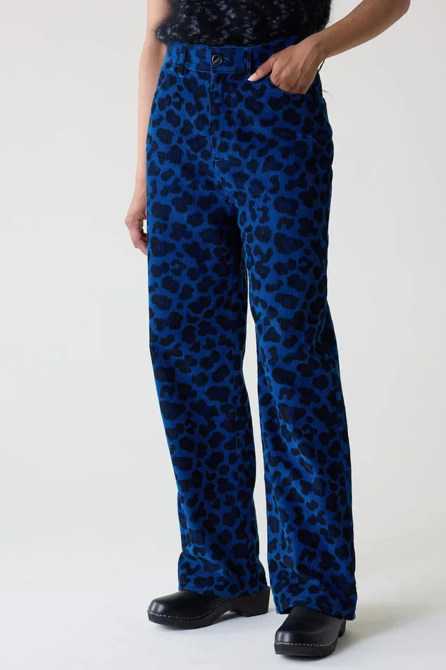 Pants and Jeans Women Leon and Harper Puglia Wilde Trousers Blue