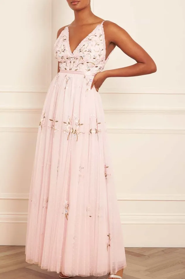 Petunia Cami Gown Pink Women Needle and Thread Dresses