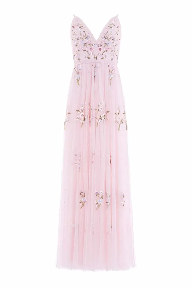 Petunia Cami Gown Pink Women Needle and Thread Dresses