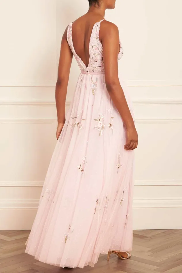 Petunia Cami Gown Pink Women Needle and Thread Dresses