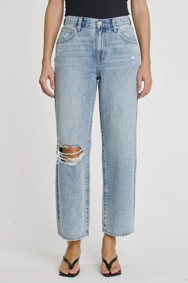 Pistola Denim Bobbie High Rise Wide Leg Ankle 8211 Skyview Women Denim