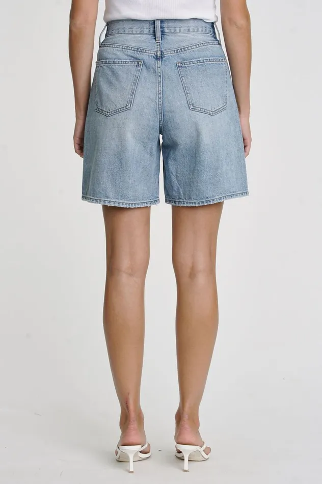 Pistola Denim Frannie High Rise Loose Pintuck Short 8211 Abbot Women Denim