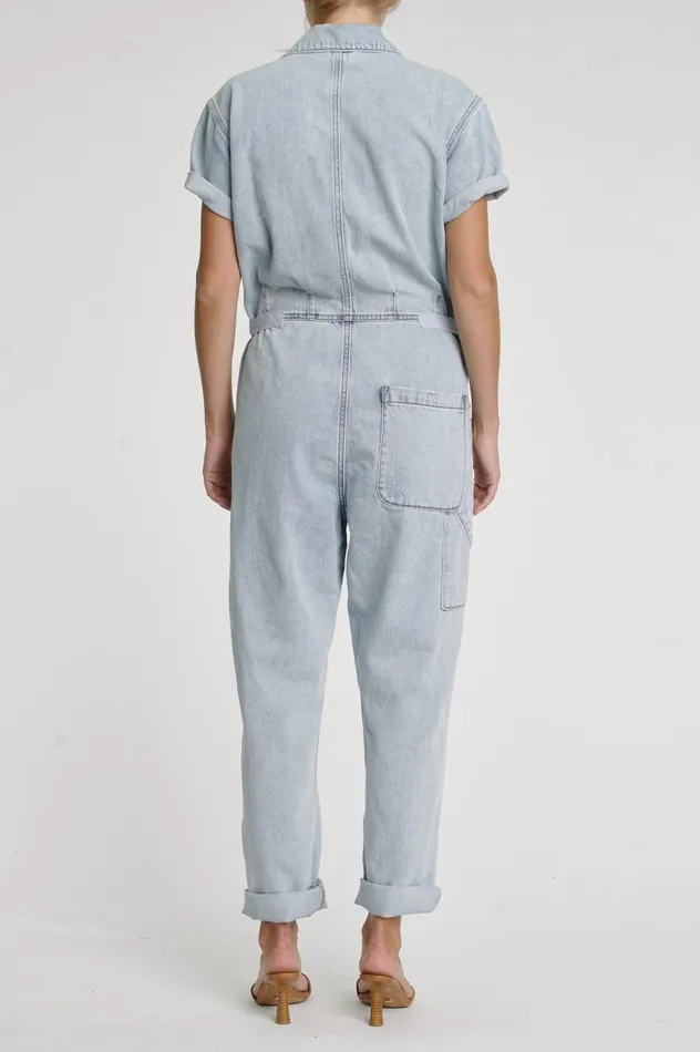 Pistola Denim Grover Short Sleeve Field Suit 8211 Eldridge Women Jumpsuits and Dresses