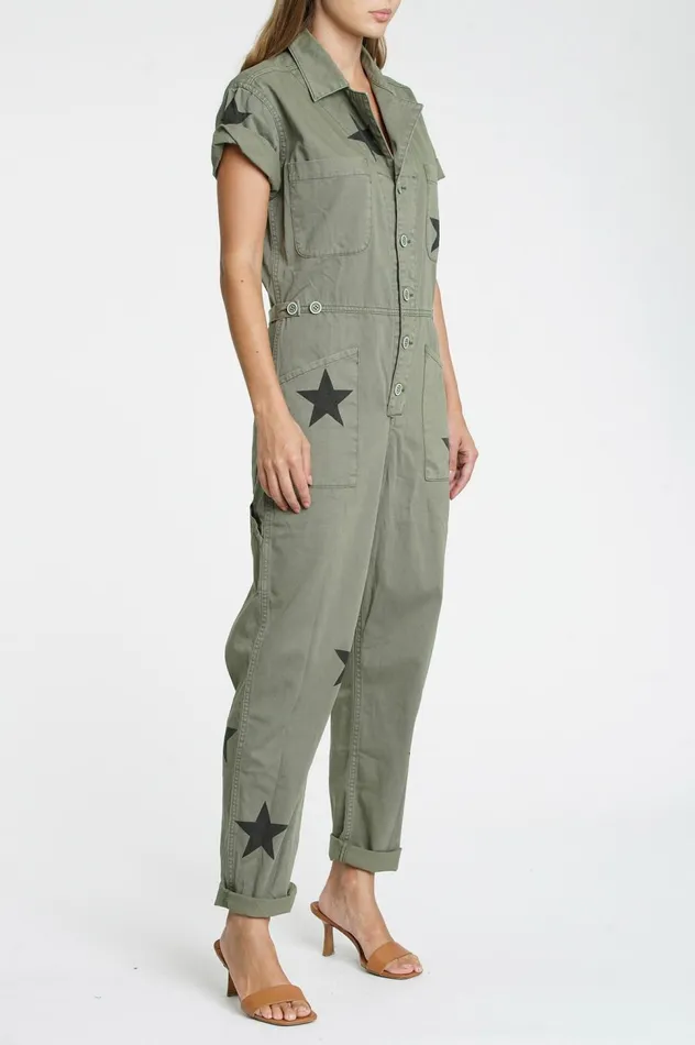 Pistola Denim Grover Short Sleeve Field Suit 8211 Royal Honor Women Jumpsuits and Dresses