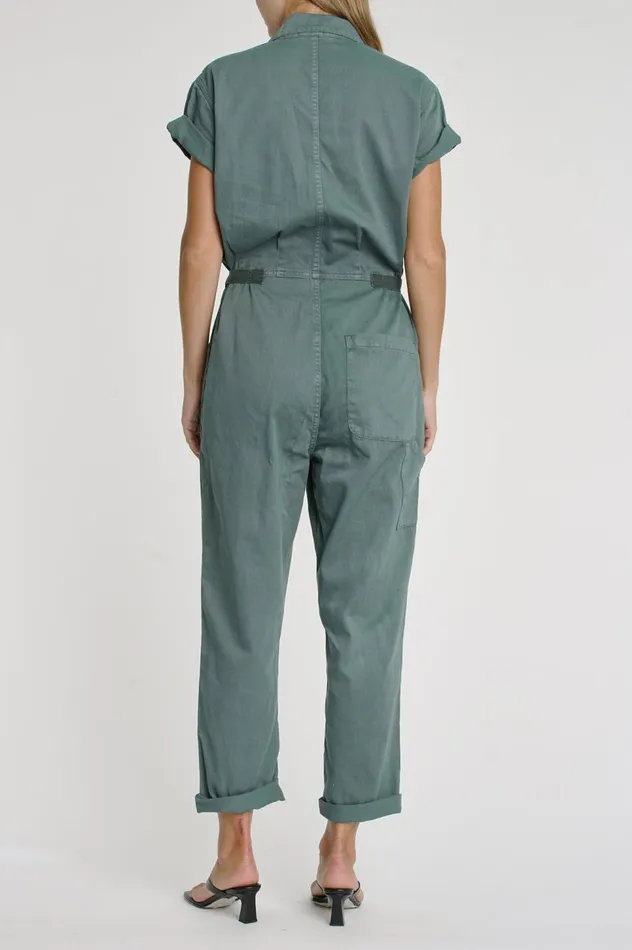 Pistola Denim Grover Short Sleeve Field Suit 8211 Sagebrush Women Jumpsuits and Dresses