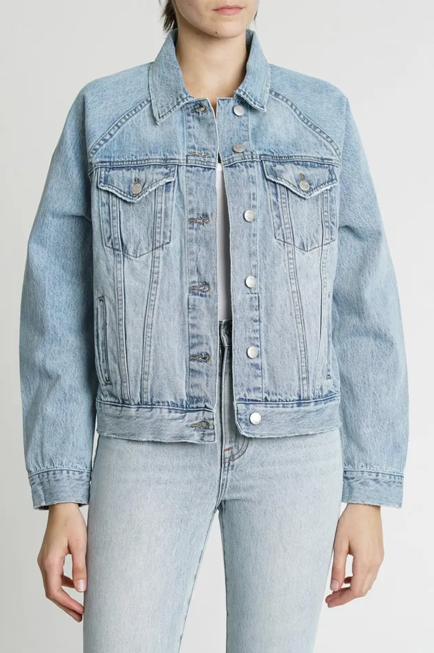 Pistola Denim Hayden Raglan Denim Jacket 8211 Collector Women Jackets and Outerwear