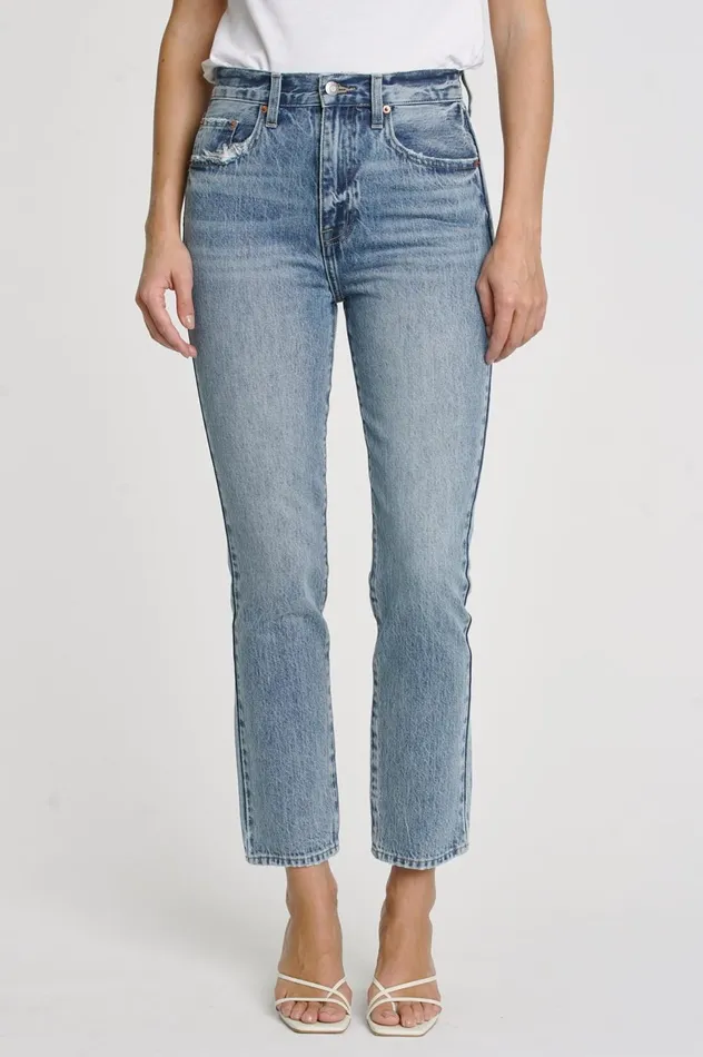 Pistola Denim Keaton High Rise Slim Straight 8211 Play Day Women Denim