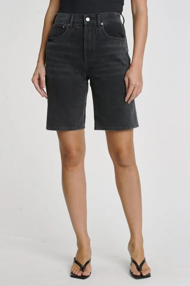 Pistola Denim Loretta High Rise Pinch Short 8211 Salem Women Shorts