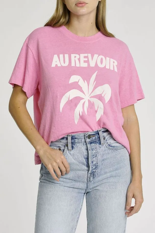 Pistola Denim Palmer Hemp Box Tee 8211 Au Revoir Women Tops