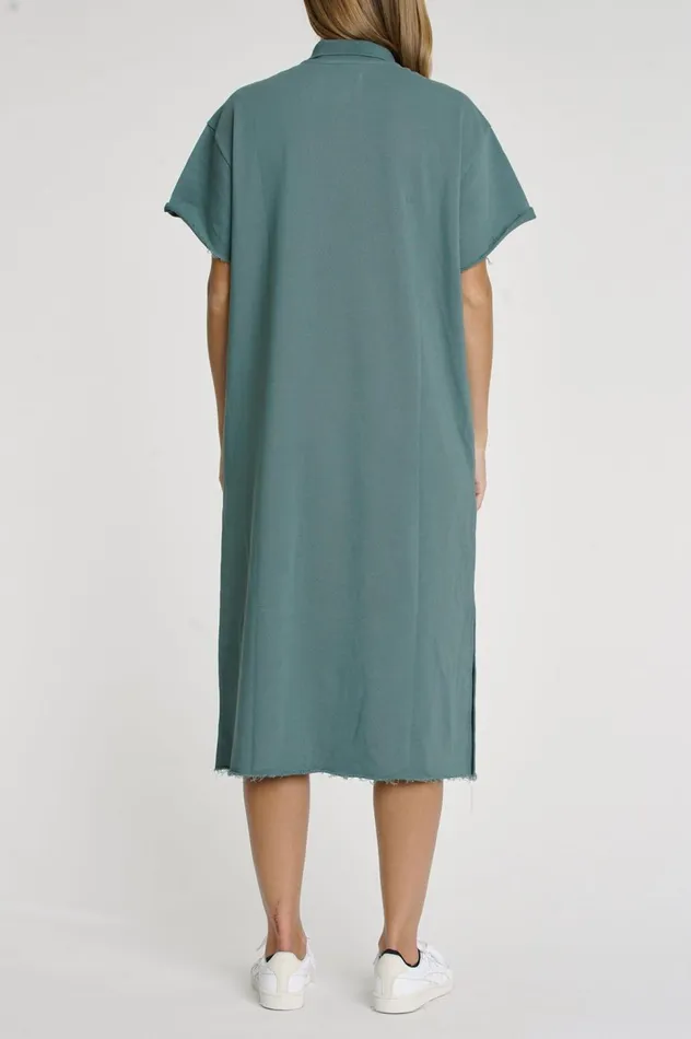 Pistola Denim Pia Polo Dress 8211 Sagebrush Women Jumpsuits and Dresses