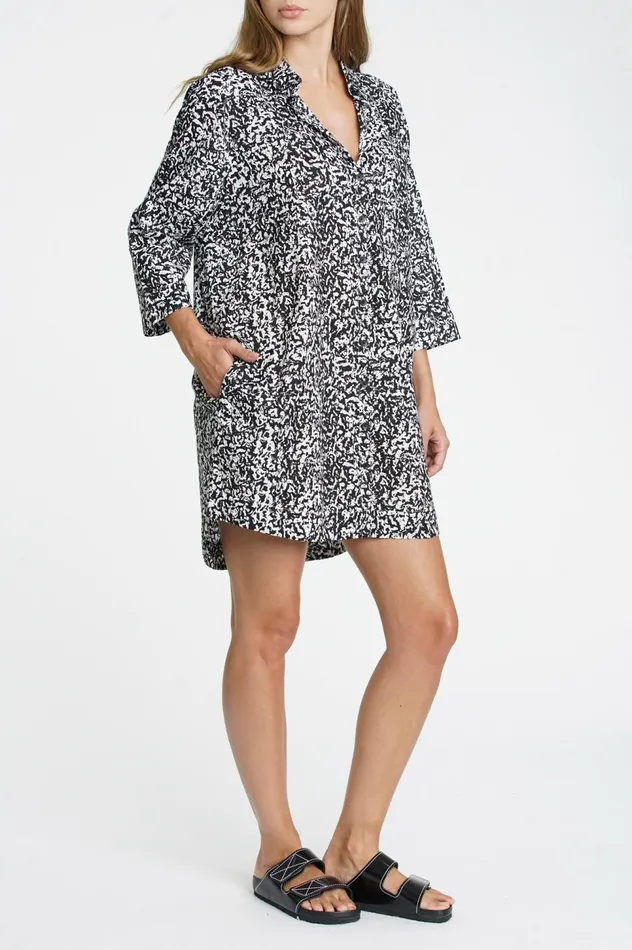 Pistola Denim Sam Slouchy Shirt Dress 8211 White Noise Women Jumpsuits and Dresses