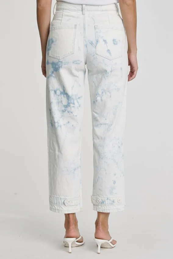 Pistola Denim Tammy High Rise Trouser 8211 Blue Marble Women Pants