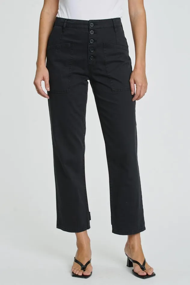 Pistola Denim Tammy High Rise Trouser 8211 Fade To Black Women Pants