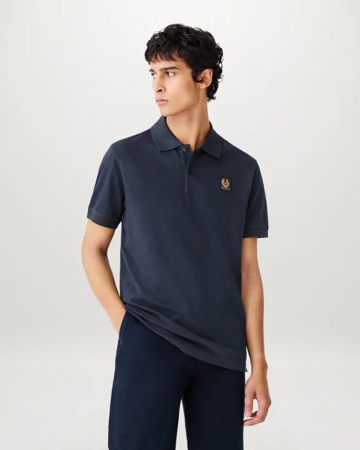 Polo Shirts Men Belstaff Belstaff Polo Dark Ink