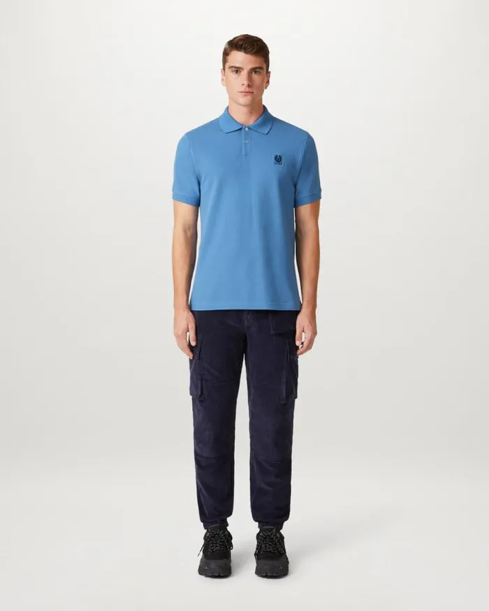 Polo Shirts Men Belstaff Belstaff Polo Moonlight Blue