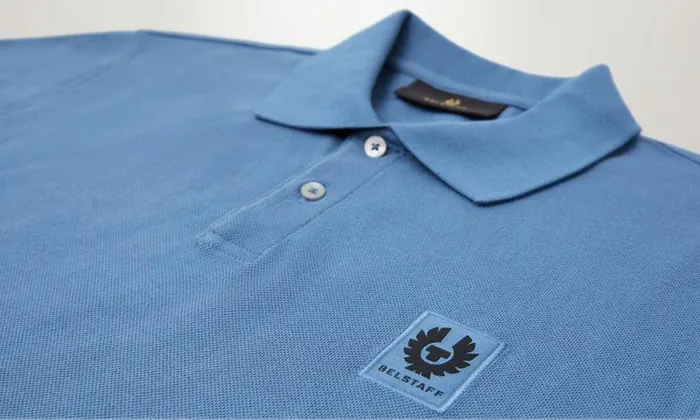 Polo Shirts Men Belstaff Belstaff Polo Moonlight Blue