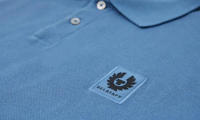 Polo Shirts Men Belstaff Belstaff Polo Moonlight Blue