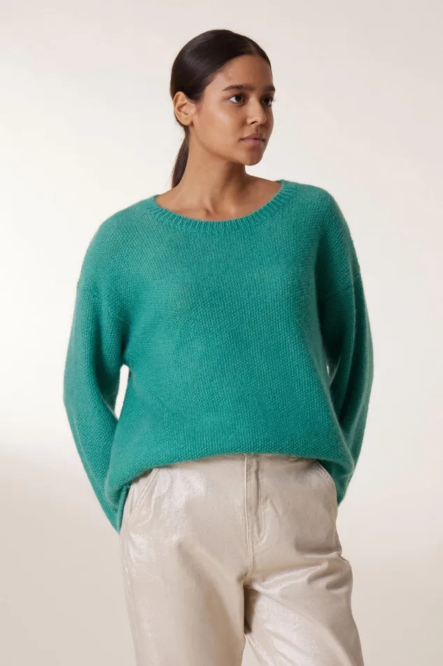 Pulls and Vests Women Leon and Harper Meiko Plain Jumper Celadon