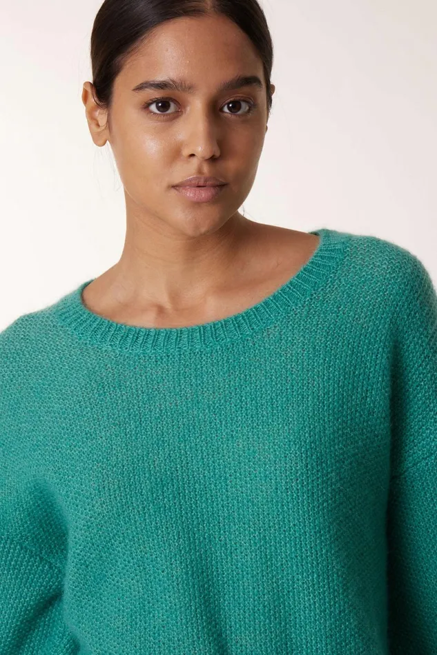 Pulls and Vests Women Leon and Harper Meiko Plain Jumper Celadon