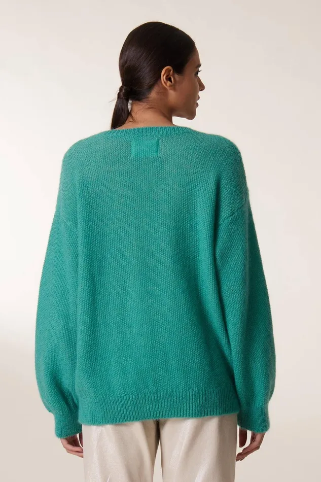 Pulls and Vests Women Leon and Harper Meiko Plain Jumper Celadon