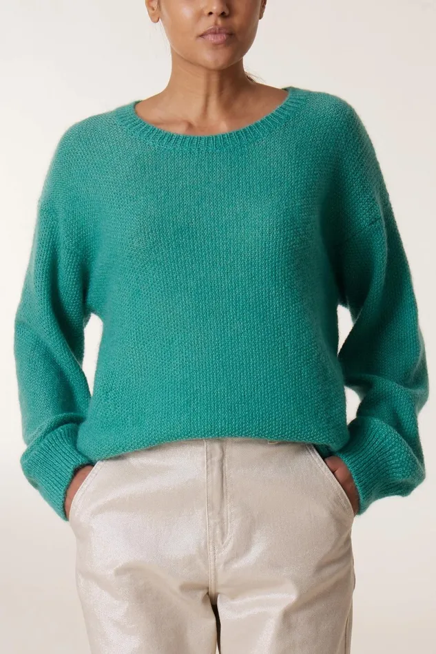 Pulls and Vests Women Leon and Harper Meiko Plain Jumper Celadon