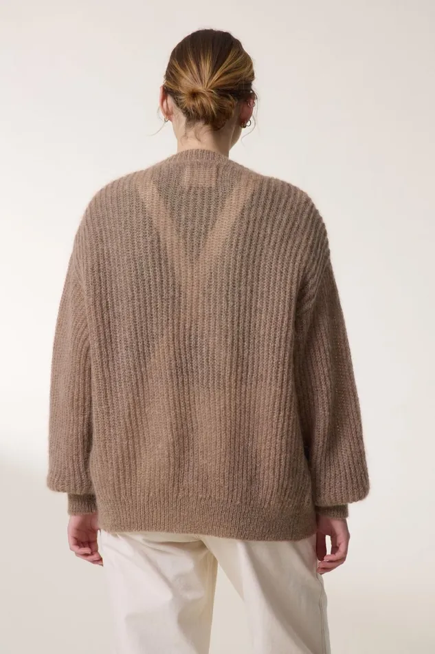 Pulls and Vests Women Leon and Harper Pull Manou Plain Beige