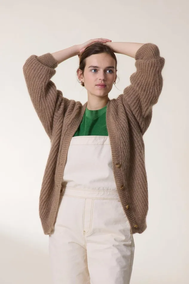 Pulls and Vests Women Leon and Harper Pull Manou Plain Beige