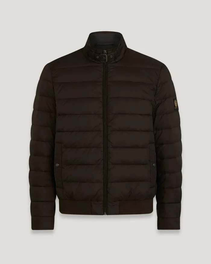 Quilt and Down Jackets Men Belstaff Circuit Jacket Burnt Oak