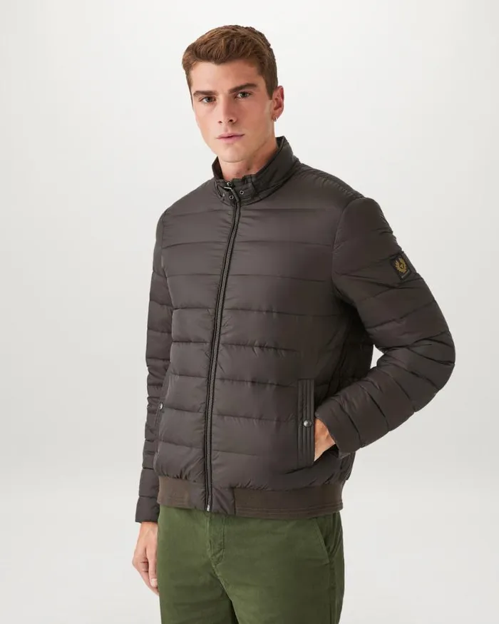 Quilt and Down Jackets Men Belstaff Circuit Jacket Burnt Oak Quilt and Down Jackets Men Belstaff Circuit Jacket Burnt Oak