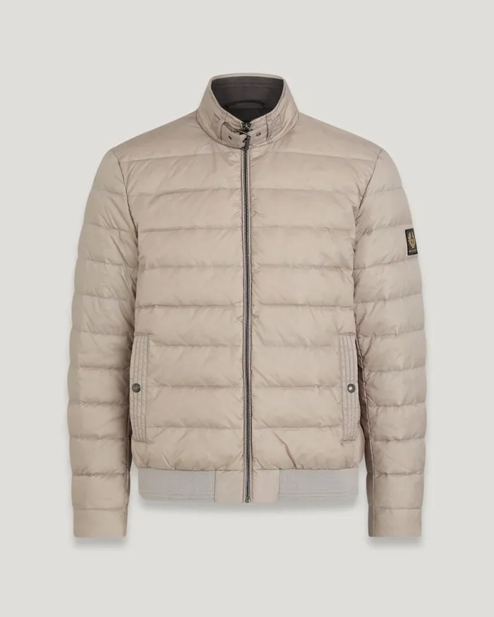 Quilt and Down Jackets Men Belstaff Circuit Jacket Chrome Grey