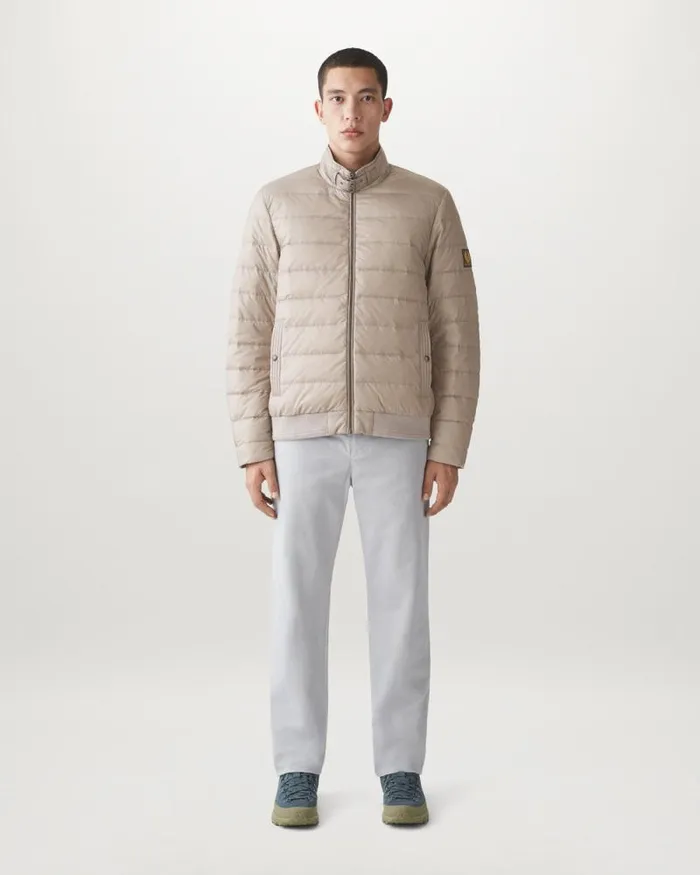 Quilt and Down Jackets Men Belstaff Circuit Jacket Chrome Grey