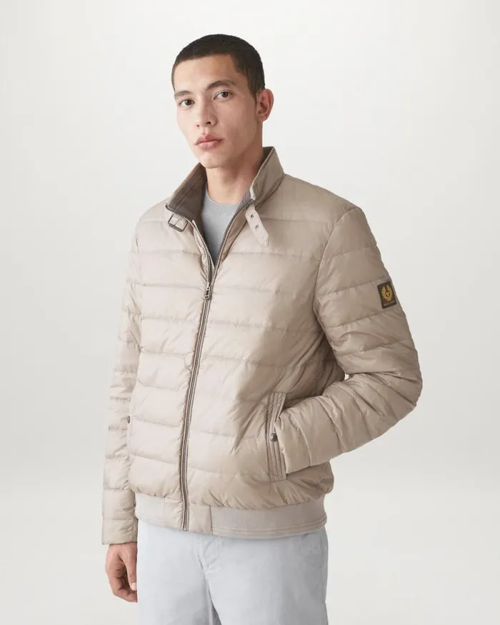 Quilt and Down Jackets Men Belstaff Circuit Jacket Chrome Grey